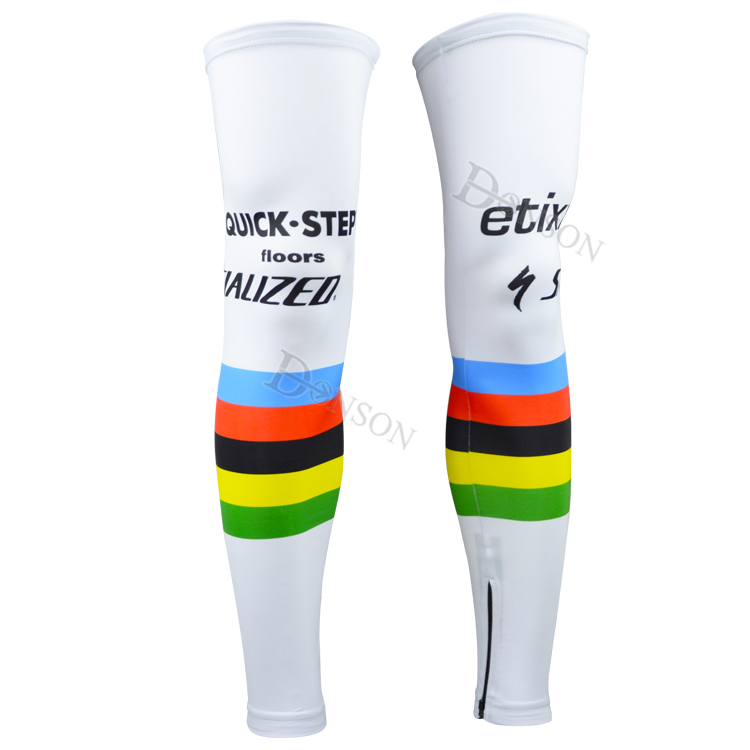 Radsport Beinwarmer Etixx Quick Step 2015 Wei